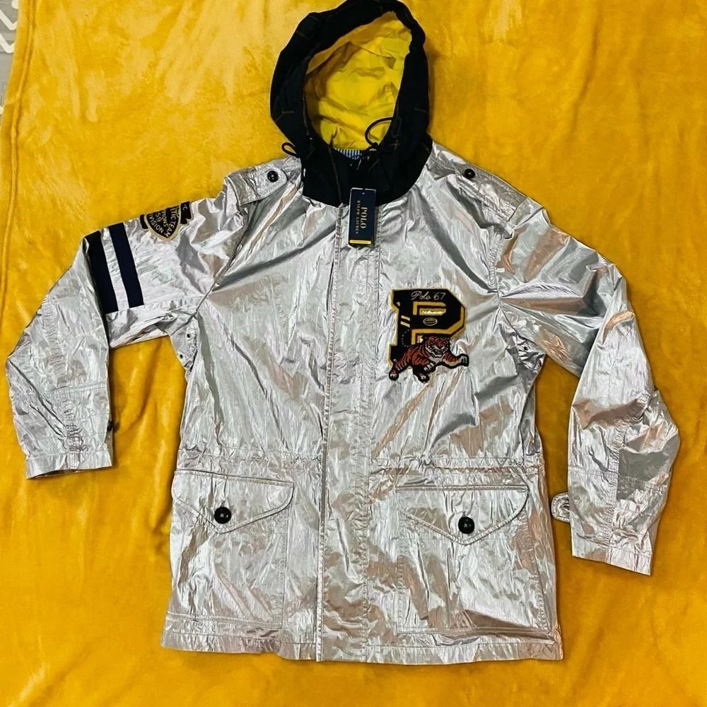 Rare vintage Ralph Lauren chrome coat
